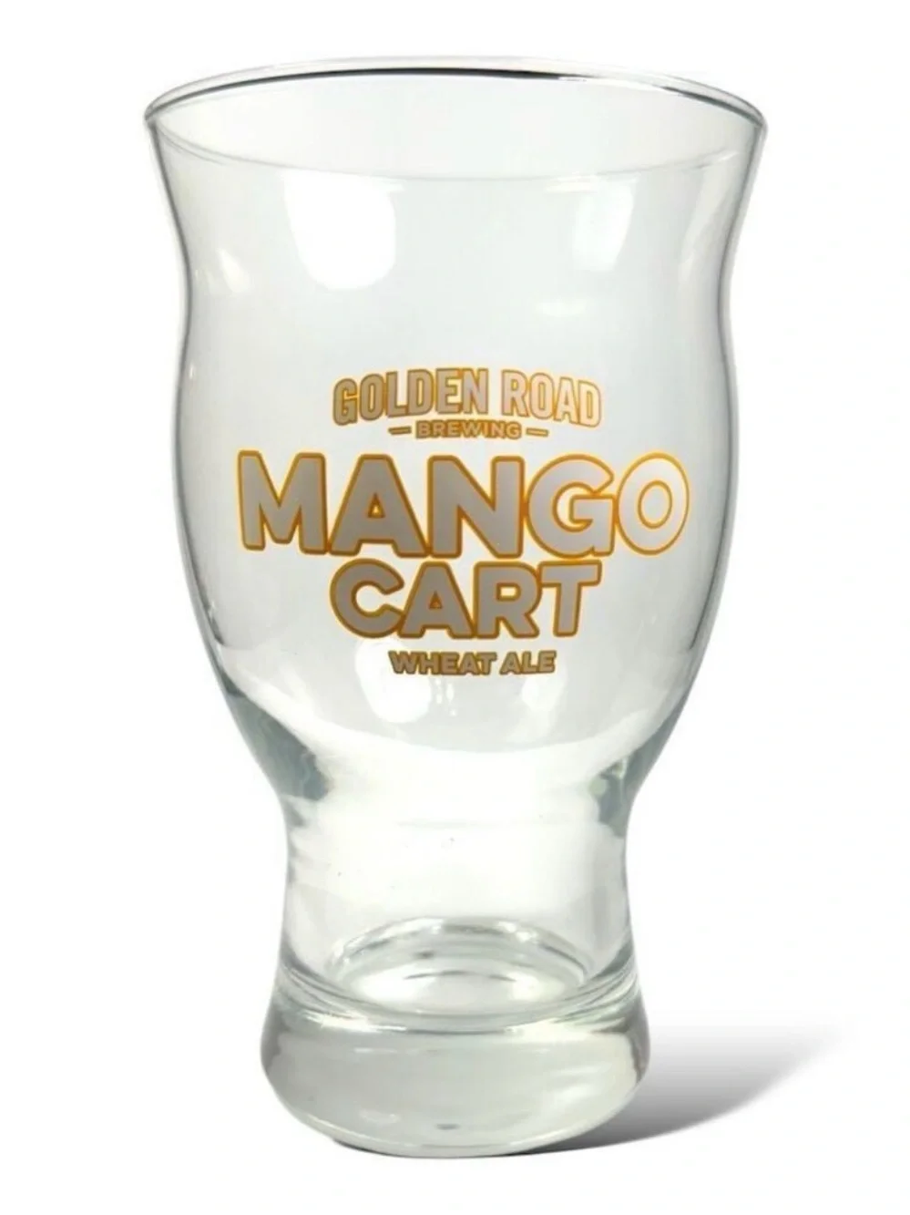 Golden Road Mango Cart Wheat Ale Beer Pint Glass Barware